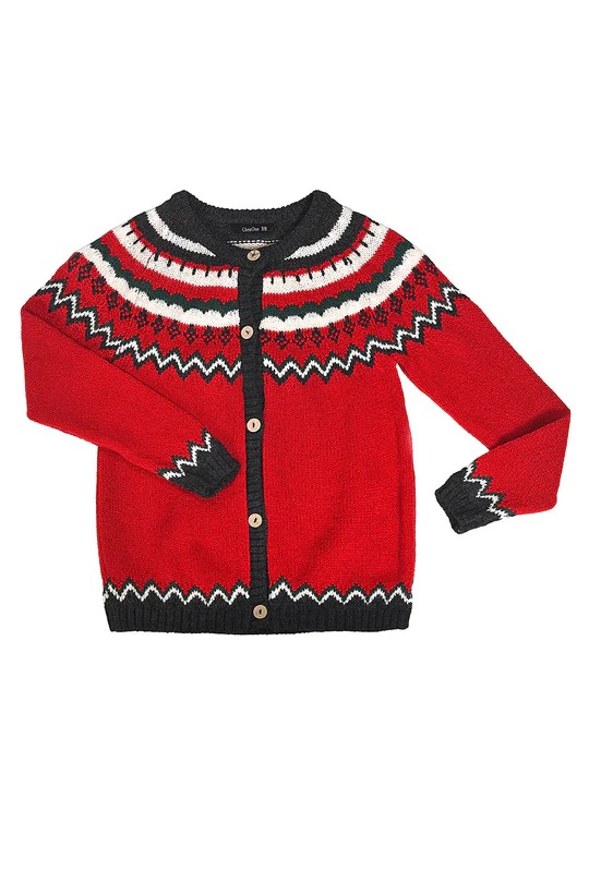 KDS-GC-12573 CARDIGAN RED